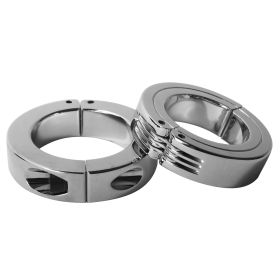 Locking Hinged Cock Ring- Medium