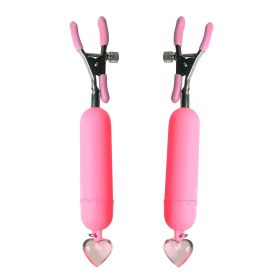 Pink Crush Vibrating Nipple Clamps