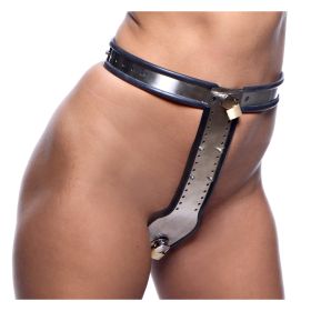 Steel Female Adjustable Chastity Belt