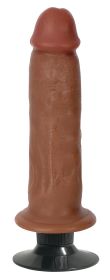 Jock Dark Bareskin Vibrating Dildo - 6 Inch