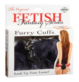 Fetish Fantasy Black Furry Love Cuffs